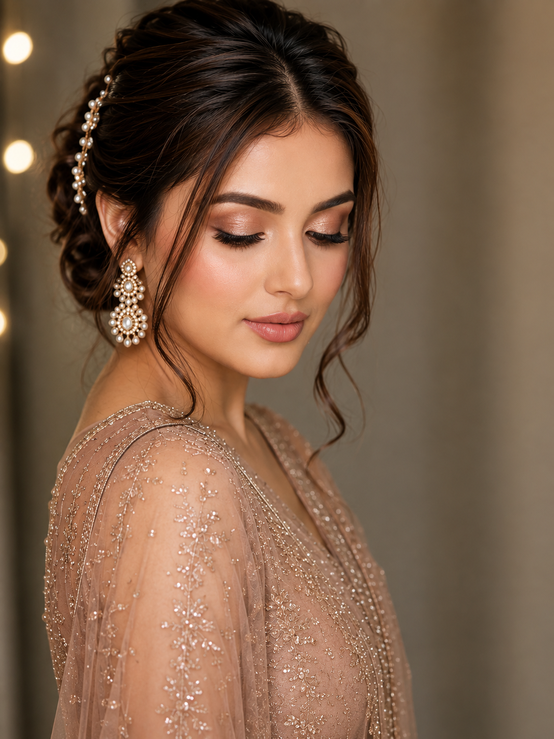Soft glam makeup