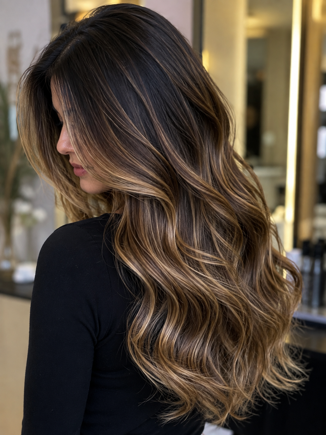 Balayage hair