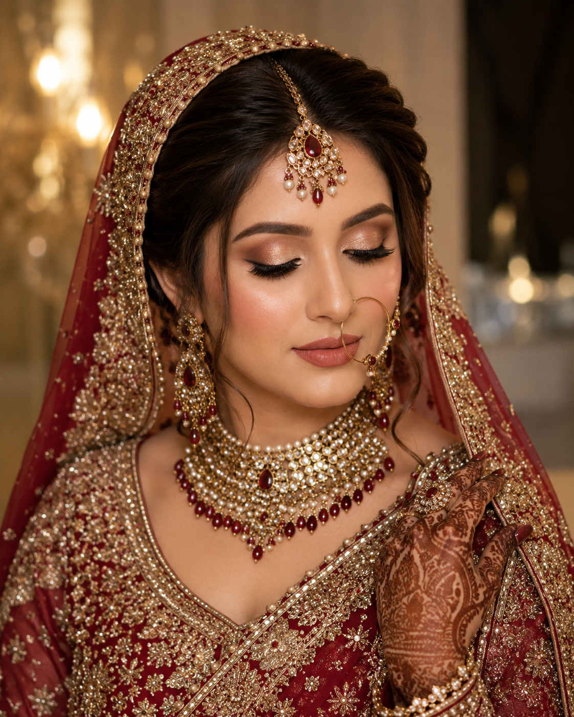 Bridal makeup